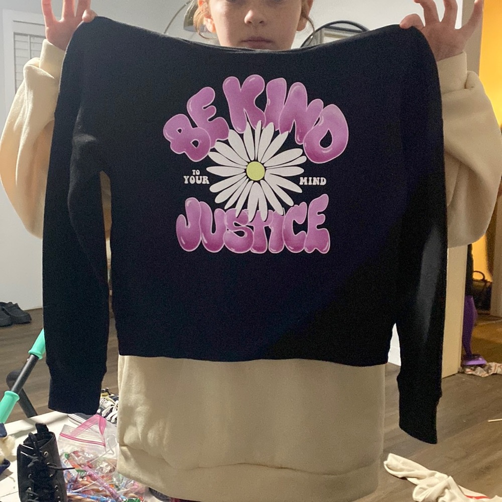 Justice Girls Hoodie Size 7/8